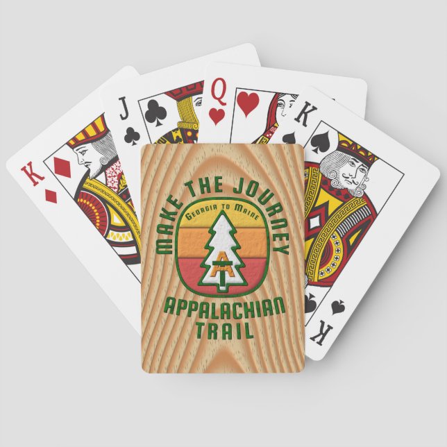 Appalachian Trail Make The Journey Poker Cards (Back)