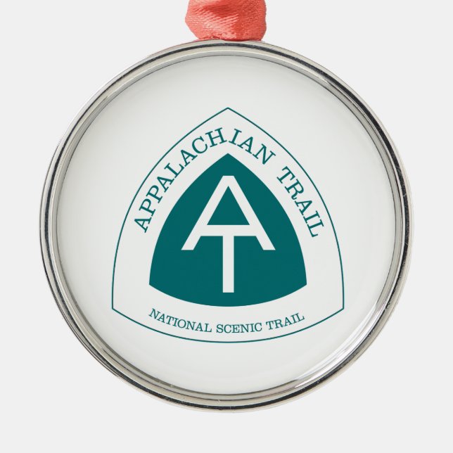 Appalachian Trail Metal Ornament (Front)