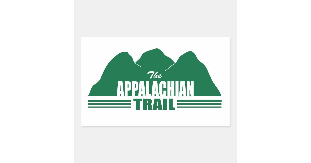 Appalachian Trail Mountain Sticker | Zazzle