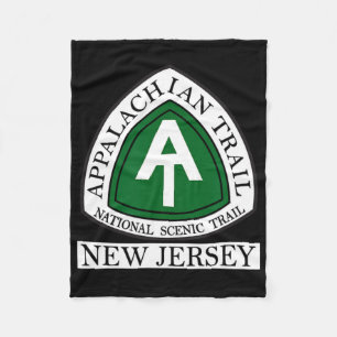 Appalachian Trail New Jersey Nj Fleece Blanket