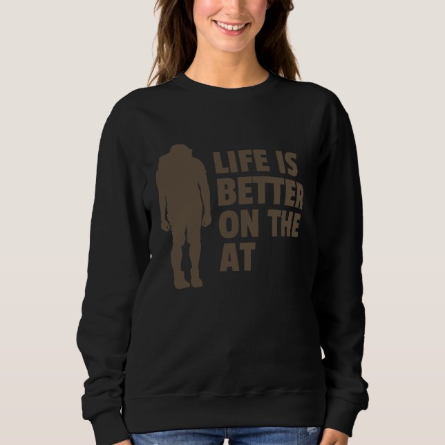 Appalachian Trail,  ON THE AT, Hiking Sweatshirt (Front)