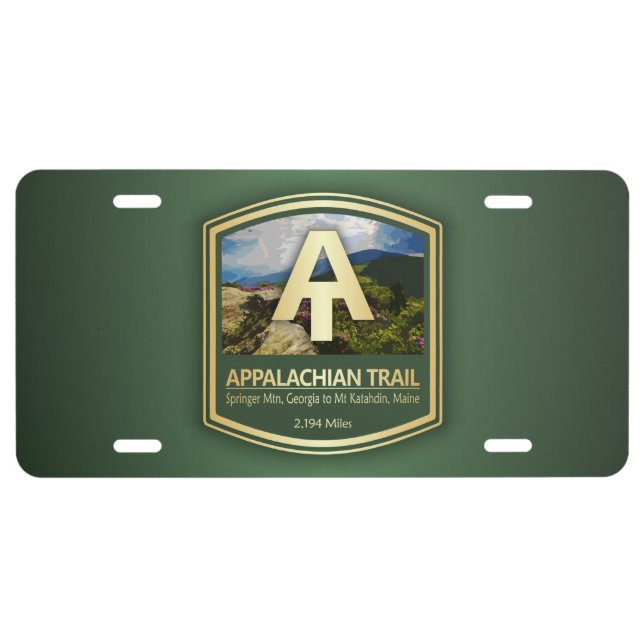 Appalachian Trail (PF) License Plate (Front)