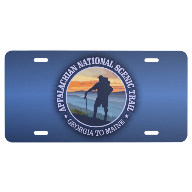 Appalachian Trail (rd)3 License Plate (Front)