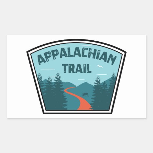 Appalachian Trail Rectangular Sticker