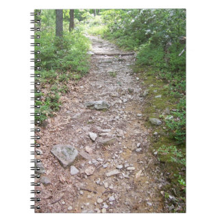 appalachian trail rocky path notebook