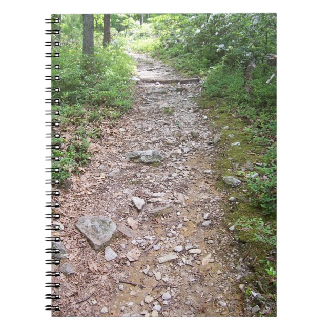 appalachian trail rocky path notebook (Front)