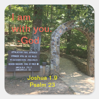 Appalachian Trail Start- Where does your hike lead Square Sticker