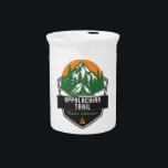 Appalachian Trail Summer Edition Beverage Pitcher<br><div class="desc">Get into the summer trail spirit with this fun Appalachian Trail-themed design featuring tents,  boots,  and blazing campfires! Ideal for casual hikers,  families,  and outdoor lovers who live for warm nights under the stars. Great for kids,  couples,  and camping crews!</div>