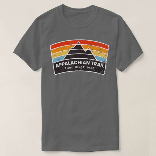 Appalachian Trail Thru Hiker 00 Year Georgia to Ma T-Shirt (Design Front)