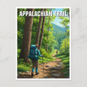Appalachian Trail Travel Postcard
