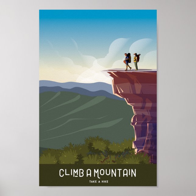 appalachian trail travel poster (Front)