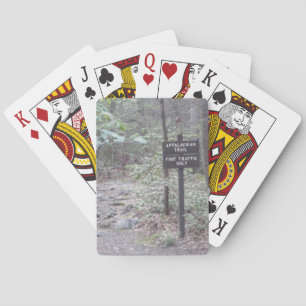 appalachian trail woods poker cards