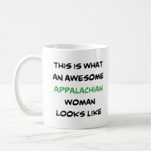 appalachian woman, awesome coffee mug