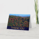 Appalachians in Fall Thank You Card (Blank Inside)