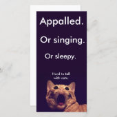 Appalled. Probably. (Front/Back)