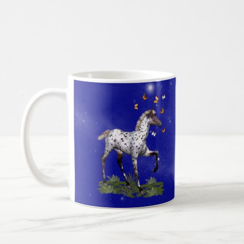 Appaloosa Foal with butterflies magical design  Coffee Mug