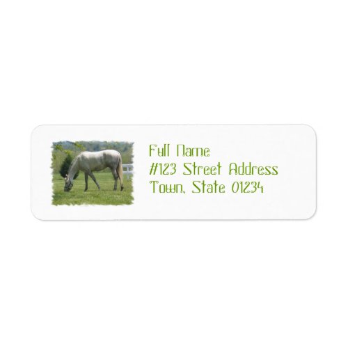 Appaloosa Grazing Label