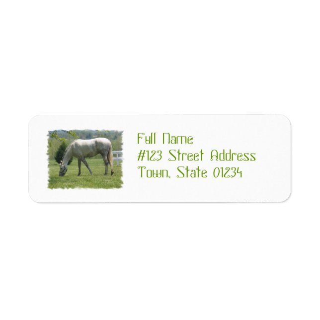 Appaloosa Grazing Label (Front)