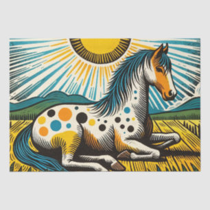 Appaloosa Horse Art Horses Tissue Paper