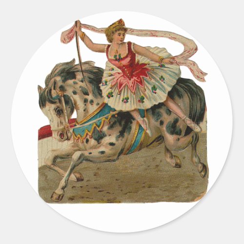 Appaloosa Horse Circus Ballerina Stickers