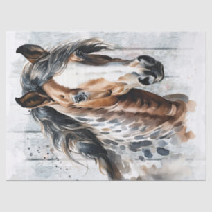Appaloosa Horse Decoupage Tissue Paper