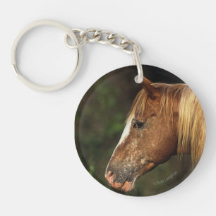 Appaloosa Horse Headshot 1 Keychain