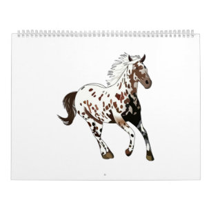 Appaloosa Horse - Horse Lover Gift, Horse Painting Calendar