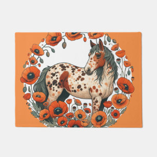 Appaloosa Horse Poppy Appy Horses Doormat
