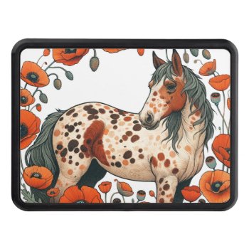 Appaloosa Horse Poppy Appy Horses                  Hitch Cover by BoogieMonst at Zazzle