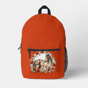 Appaloosa Horse Poppy Appy Horses Printed Backpack