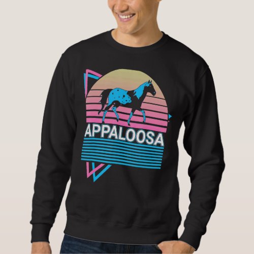 Appaloosa Horse Retro Sweatshirt