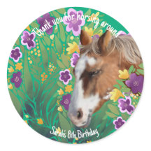 Appaloosa Horse Rose Sticker