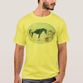Appaloosa horse & snowman T-Shirt