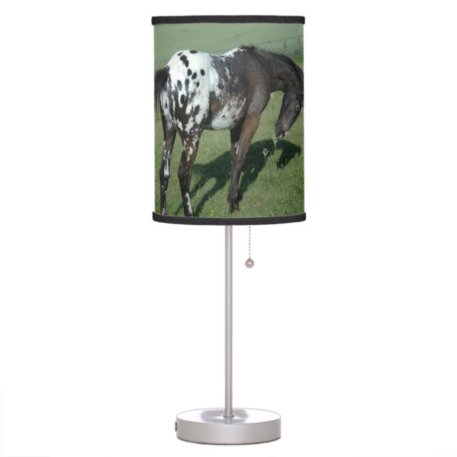 Appaloosa Horse Table Lamp (Left)