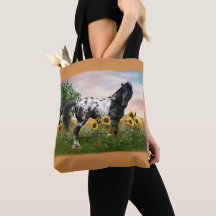 Appaloosa Horse Tote, customize color