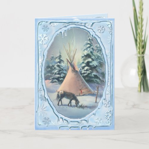 APPALOOSA  ICLES by SHARON SHARPE Holiday Card