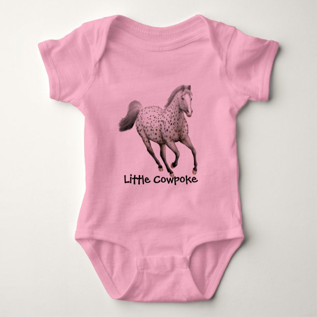 Appaloosa Little Cowpoke Customizable Infant Shirt (Front)