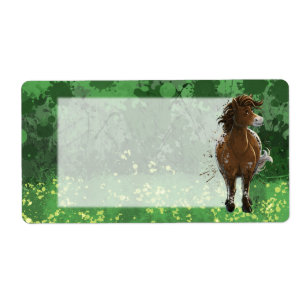 Appaloosa Painted Pony Label