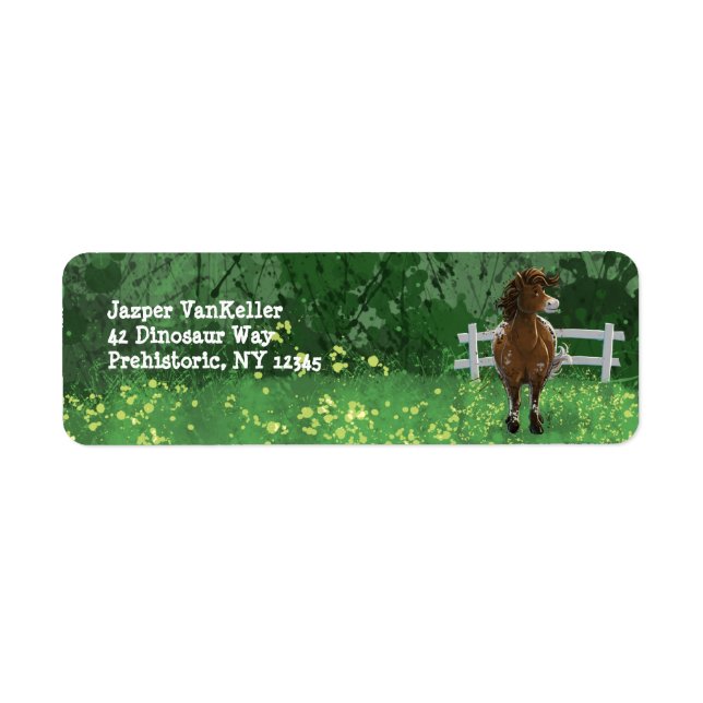 Appaloosa Painted Pony Label (Front)