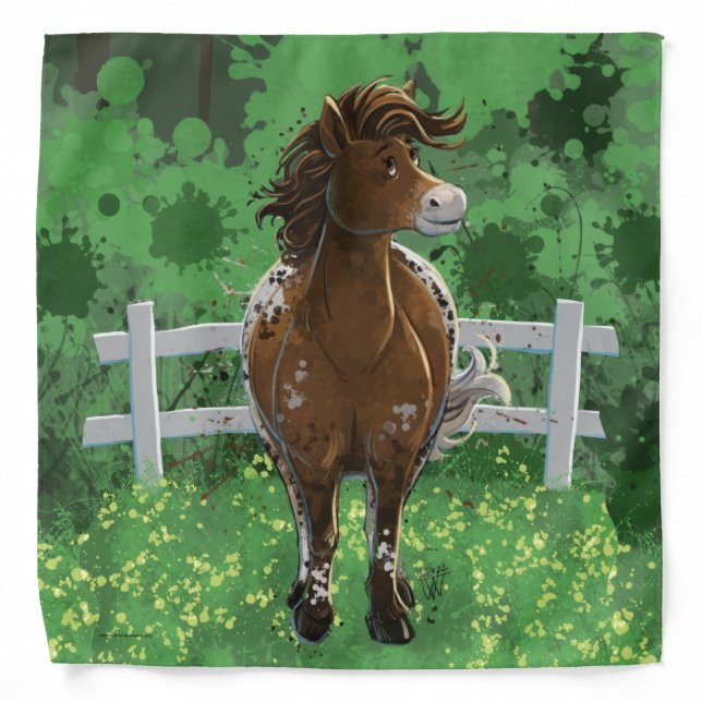 Appaloosa Pony Bandana (Front)
