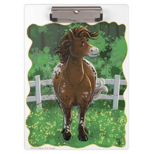 Appaloosa Pony Clipboard