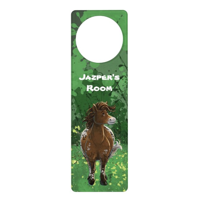 Appaloosa Pony Door Hanger (Front)