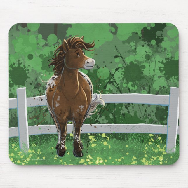 Appaloosa Pony Mouse Pad (Front)