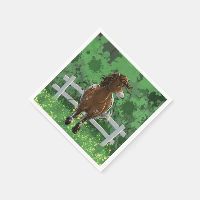 Appaloosa Pony Napkins (Corner)