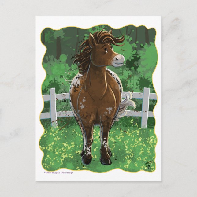 Appaloosa Pony Postcard (Front)