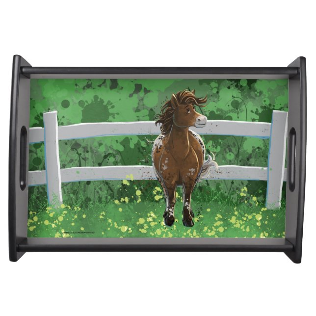 Appaloosa Pony Serving Tray (Front)