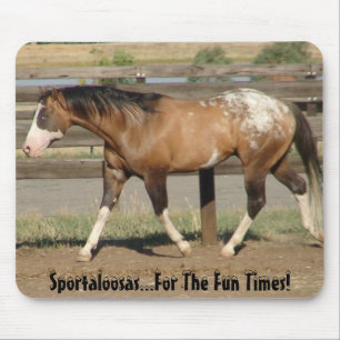 Appaloosa sportaloosa fun times mouse pad