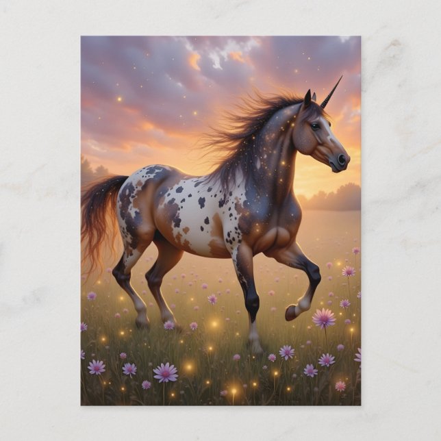 Appaloosa unicorn  postcard (Front)