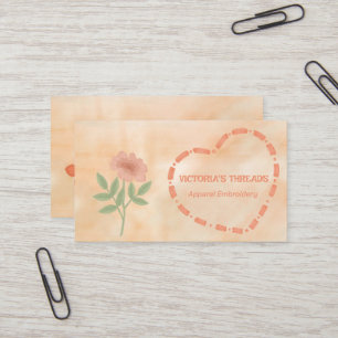Apparel Embroidery Business Card