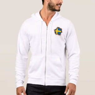 Apparel Sweden Flag Inside Me,Swedish burn marks Hoodie